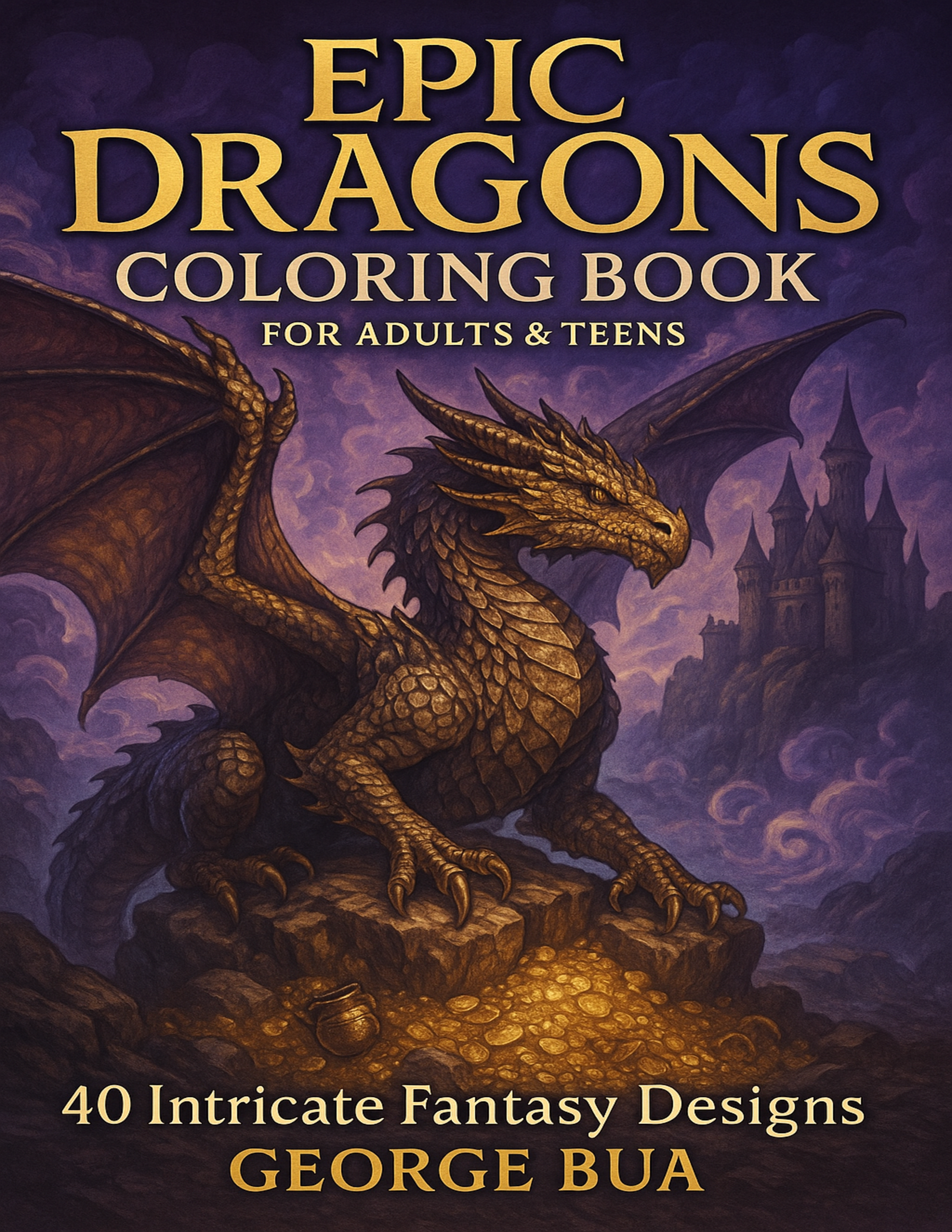 Epic Dragons Coloring Book